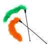 Cat supplies Cat, toys, fire birds, feathers, pets teasing cat sticks, colorful hanging with bell plastic rod teasing cats