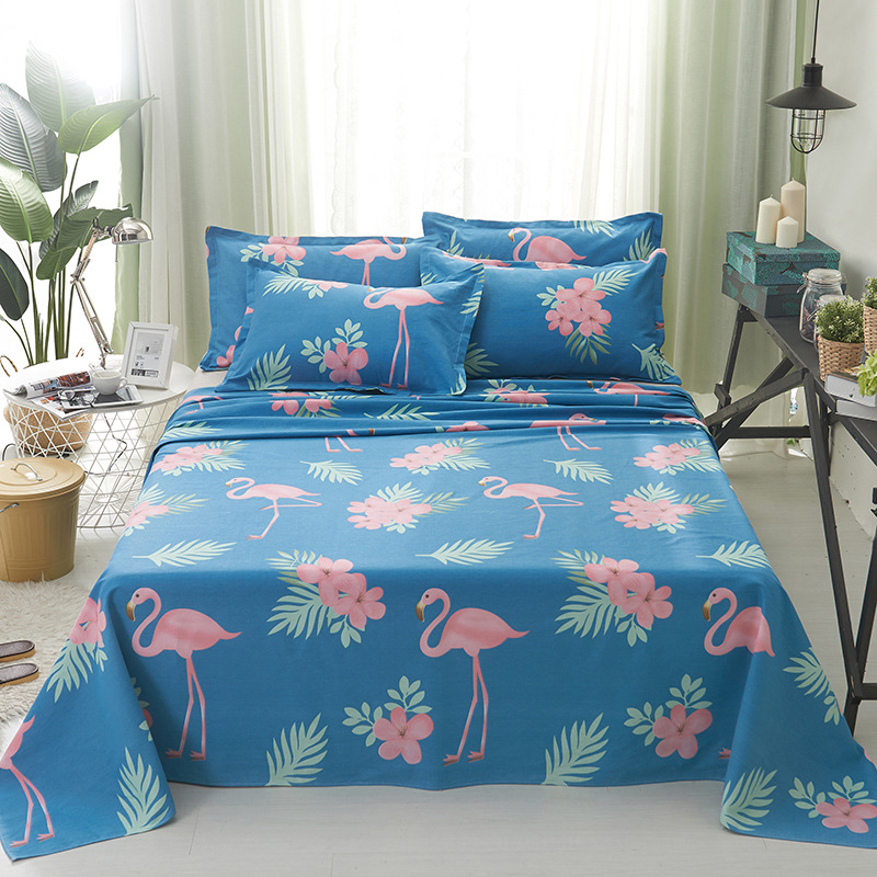 四季粗布床单老粗布加厚床单单双人1.2m/1.5m/1.8m学生床单|ms