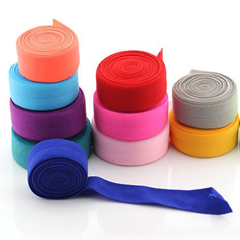 厂家销售现货2cm黑白折痕弹力包边带 尼龙氨纶松紧带 折痕松紧