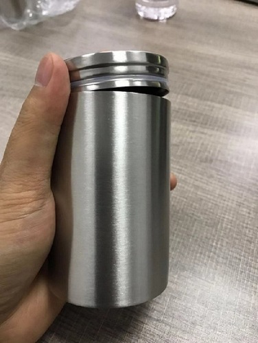 304 stainless steel tea can, cigarette case, metal cigarette tube, airtight storage box, 50 pieces set