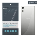 GOR применимый sony Xperia XZ2 Compact защита корпуса мобильный телефон защитный кожух прозрачный T кожзаменитель мягкая оболочка