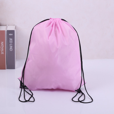 厂家直销涤纶布抽绳袋 通用简约收纳抽绳袋 无纺布涤纶束口袋批发|ru