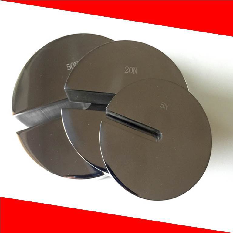 500g校准用秤砣砝码10kg不锈钢开口砝码标准法码带缺口饼状砝码