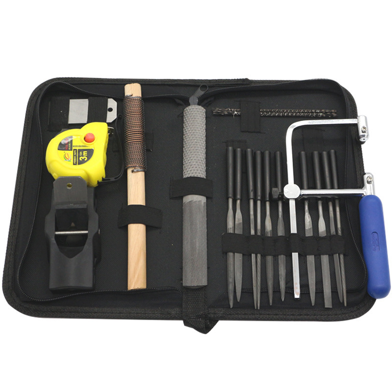 DIY木工具套装 木工曲线锯修整锉刀刨子组套 木艺木工基础组合|ru