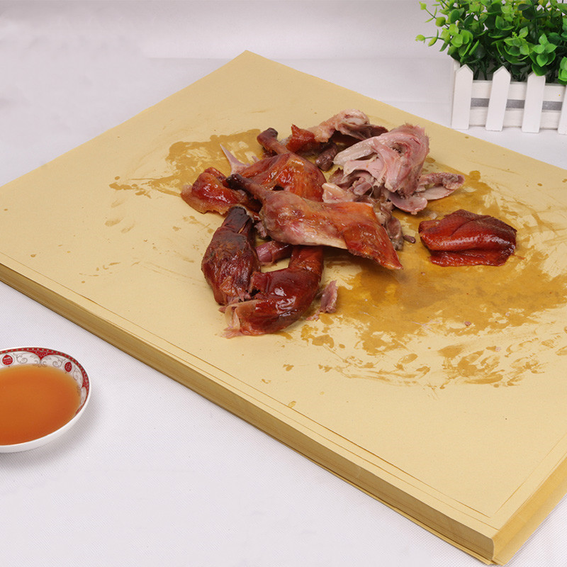 烤鴨紙包烤鴨紙黃色牛皮紙烤鴨食品吸油紙