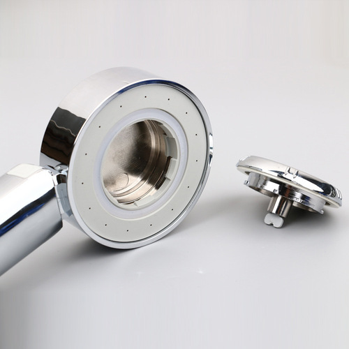 New double-sided shaking head shower head, water can be added to both sides of shower gel, SPA shower head, shower head plug-in card packaging