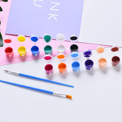 Acrylic paint 3ml 12-color set acrylic watercolor paint kit DIY ceramic plaster graffiti colored paint