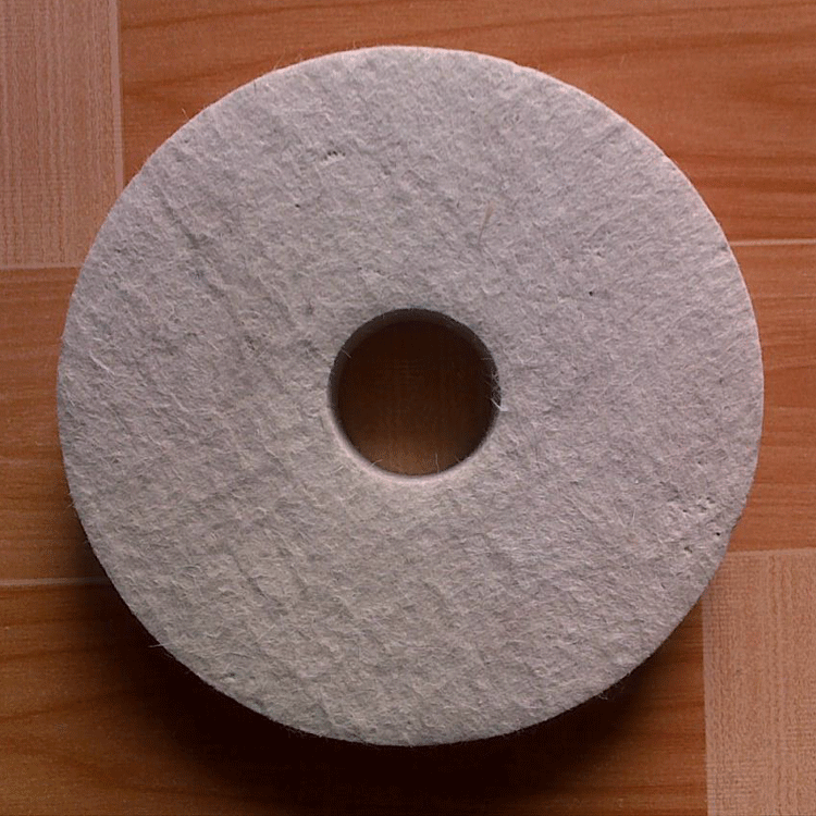 热销圆形加厚工业吸油密封防尘毛毡密封圈 白色家具防滑垫可定制