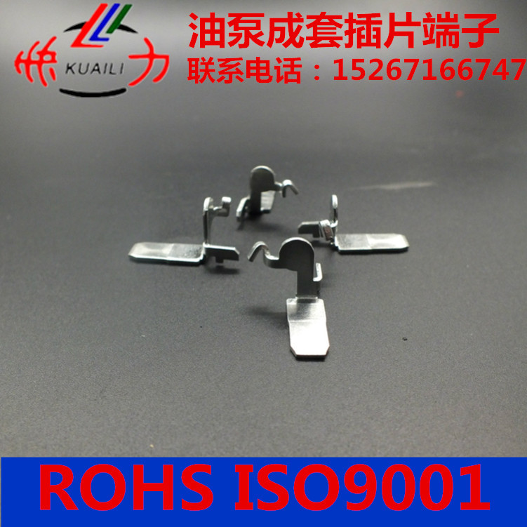 跨境亚马逊速卖通高精度铜H6油泵左右成套插片油泵端子端头