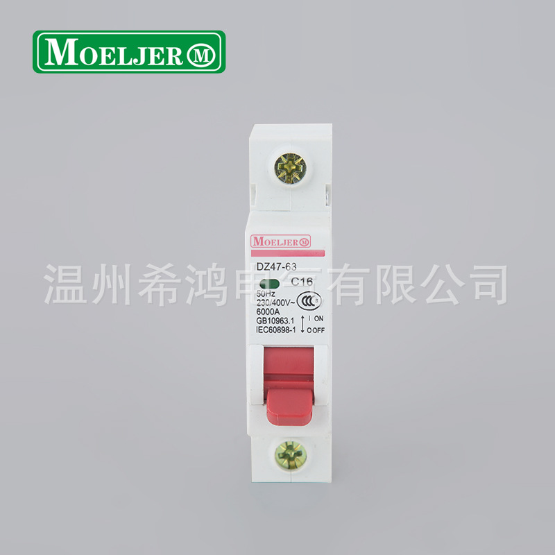 新款DZ47-63小型断路器 1P 20A 32A 63A空气开关 低压过载保护器