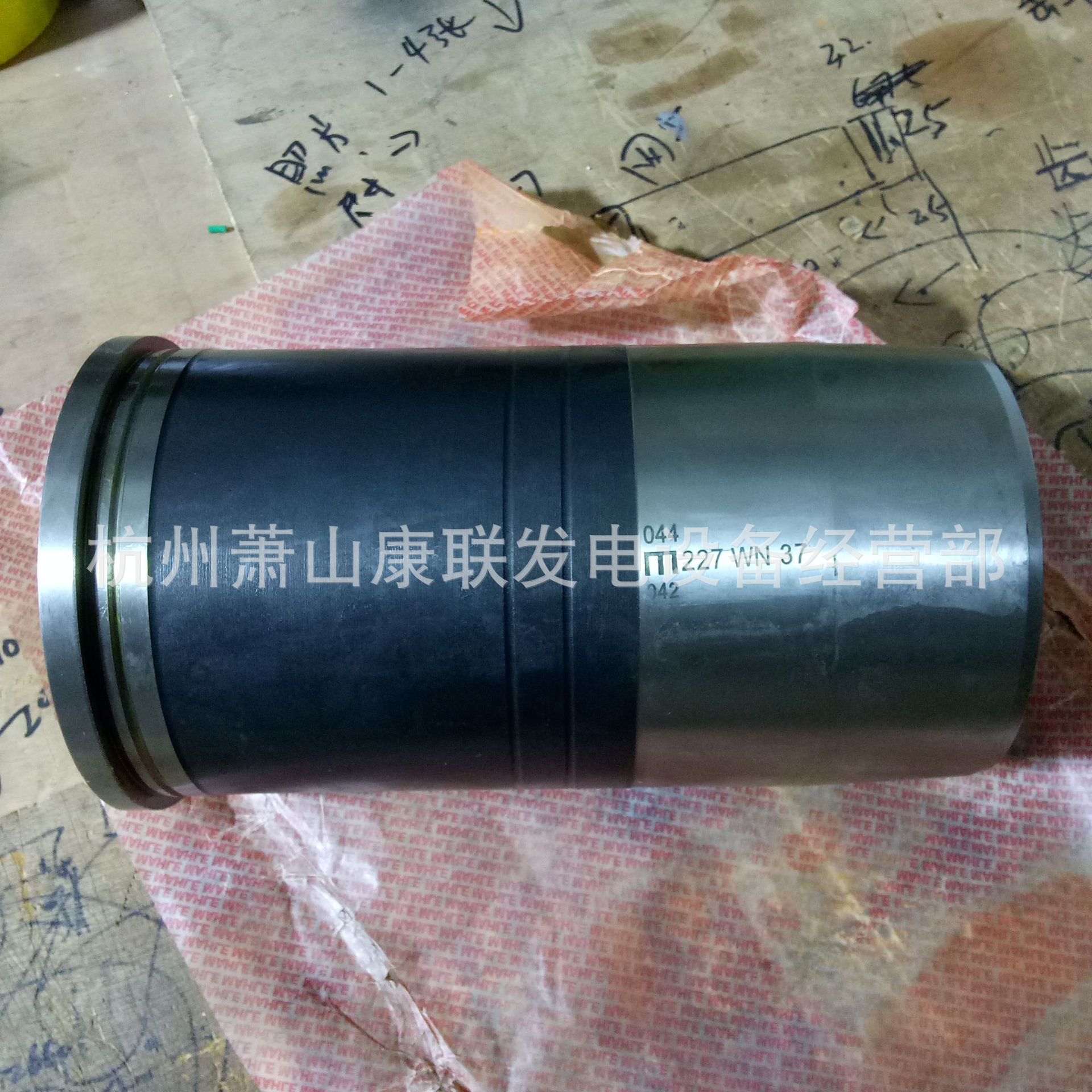 斗山大宇发电机配件缸套总成227WN37