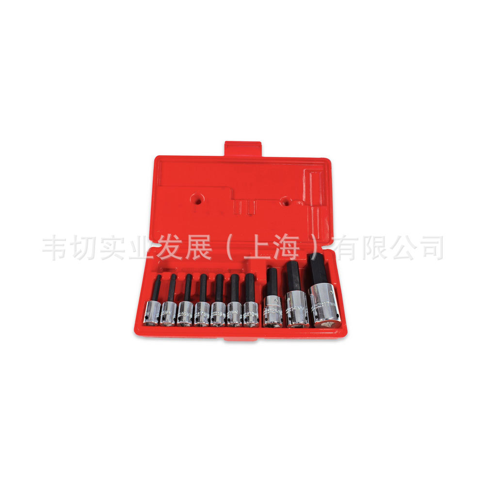 3/8" & 1/2"系列10件套公制内六角旋具套筒 J4900MA 现货