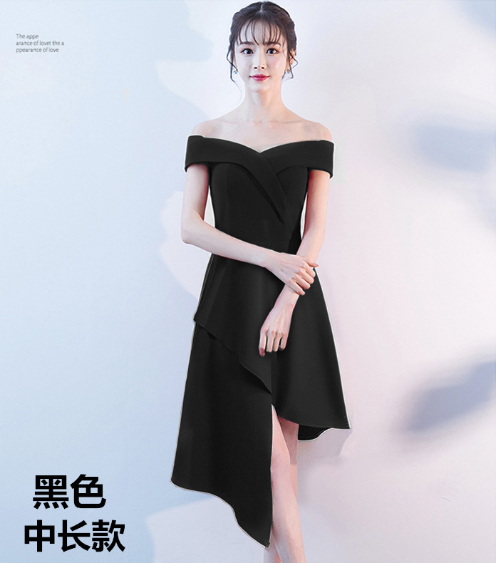 Vestido de novia para brindis 2026, nuevo vestido de noche largo y ajustado con hombros descubiertos para fiesta de compromiso, otoño y verano, para mujer.