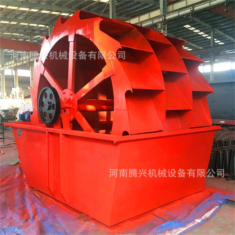 大型河沙洗砂机 风化砂轮斗式洗砂机 沙场黄泥土矿石洗砂设备