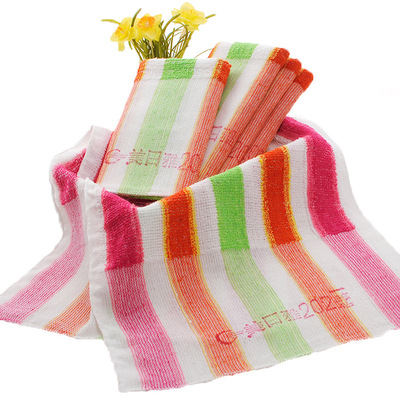 wholesale Color bar towel Dyed 20 lengthen towel Customs Renovation clean Washcloth pure cotton Labor insurance towel Commodity