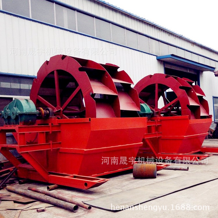 现货销售双螺旋洗砂机 矿山沙场轮斗式洗砂机 大型滚筒洗石机