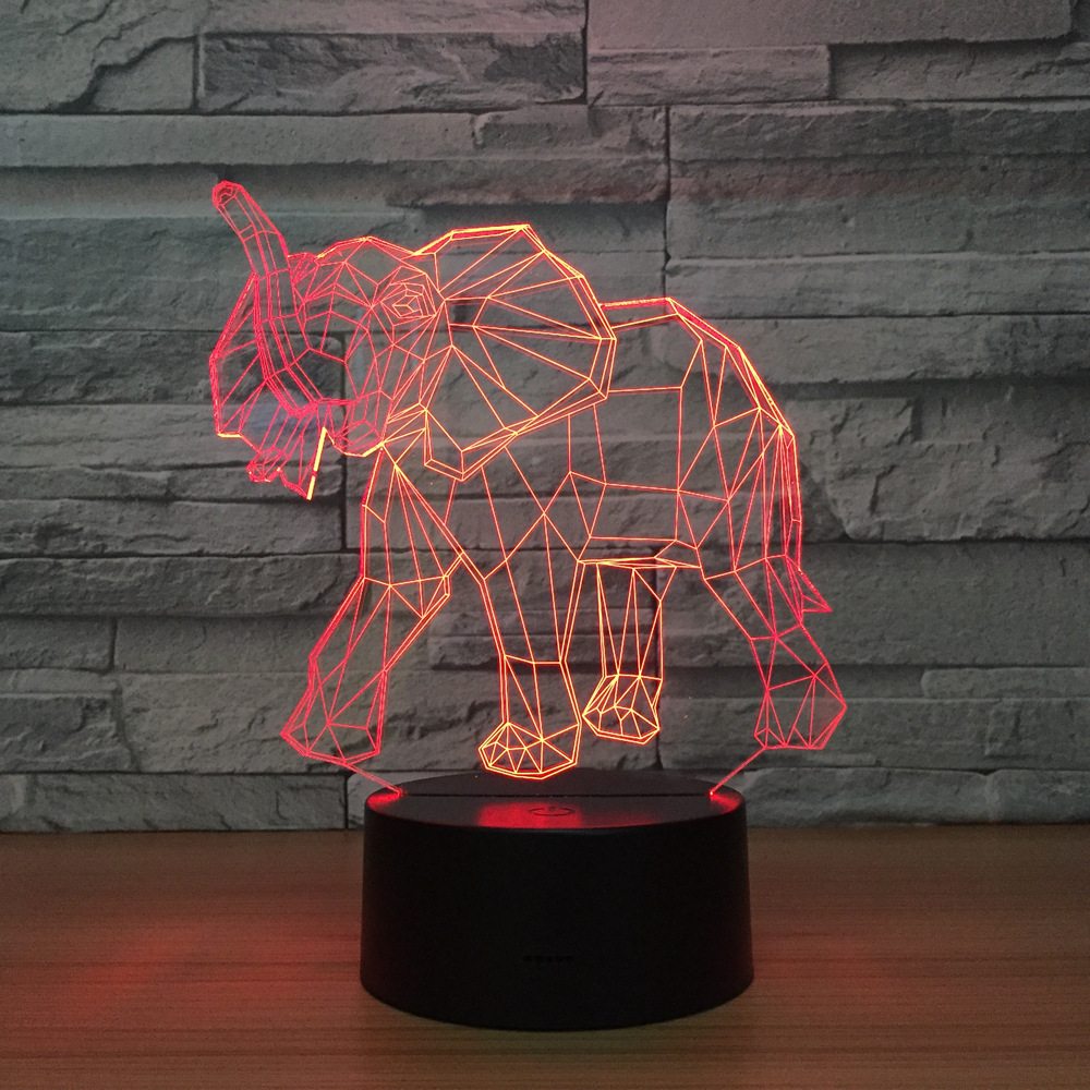 3d小夜灯 七彩触控遥控3d灯