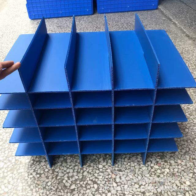 pp塑料pp中空板刀卡 防静电中空板刀卡 加厚蓝色中空板刀卡 供应