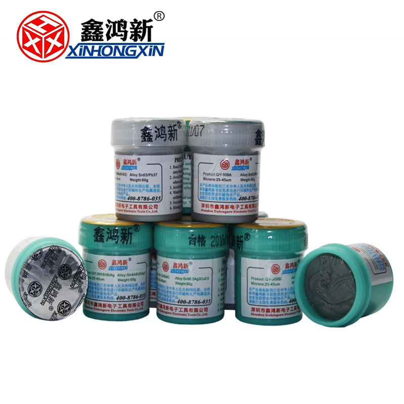 Xinhong Новая высококачественная экологически чистая бессвинцовая паяльная паста со свинцовой паяльной пастой SMT/BGA паяльная паста для ремонта мобильных телефонов 60 г