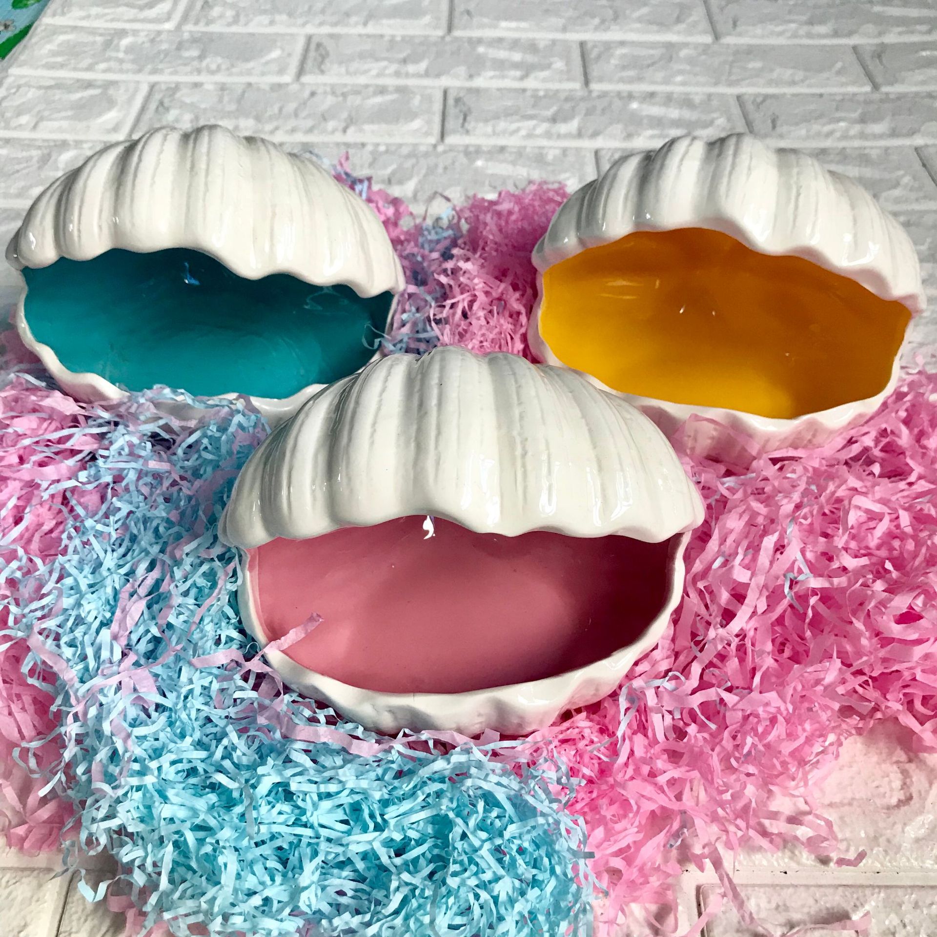 倉鼠陶瓷貝殼睡窩空調窩房子降溫窩豚鼠刺猬窩金絲熊窩寵物用品