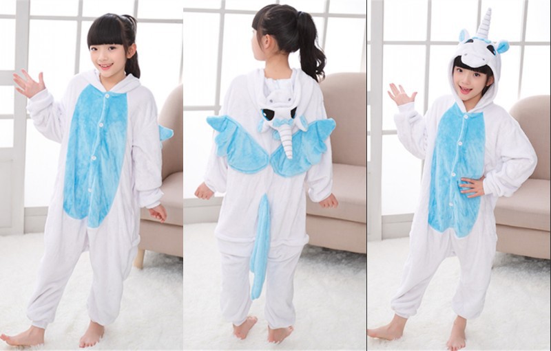 Tanie Boże narodzenie piżama jednorożec dzieci zwierząt piżama dziecięca na kostiumy dla chłopców i dziewcząt sklep