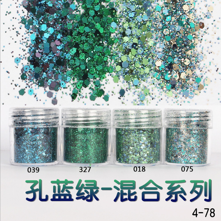 Nagel Glitzer Holografische Dekoration Flocken Glitzer DIY Nailart 3D Pailletten - Bild 8 von 28