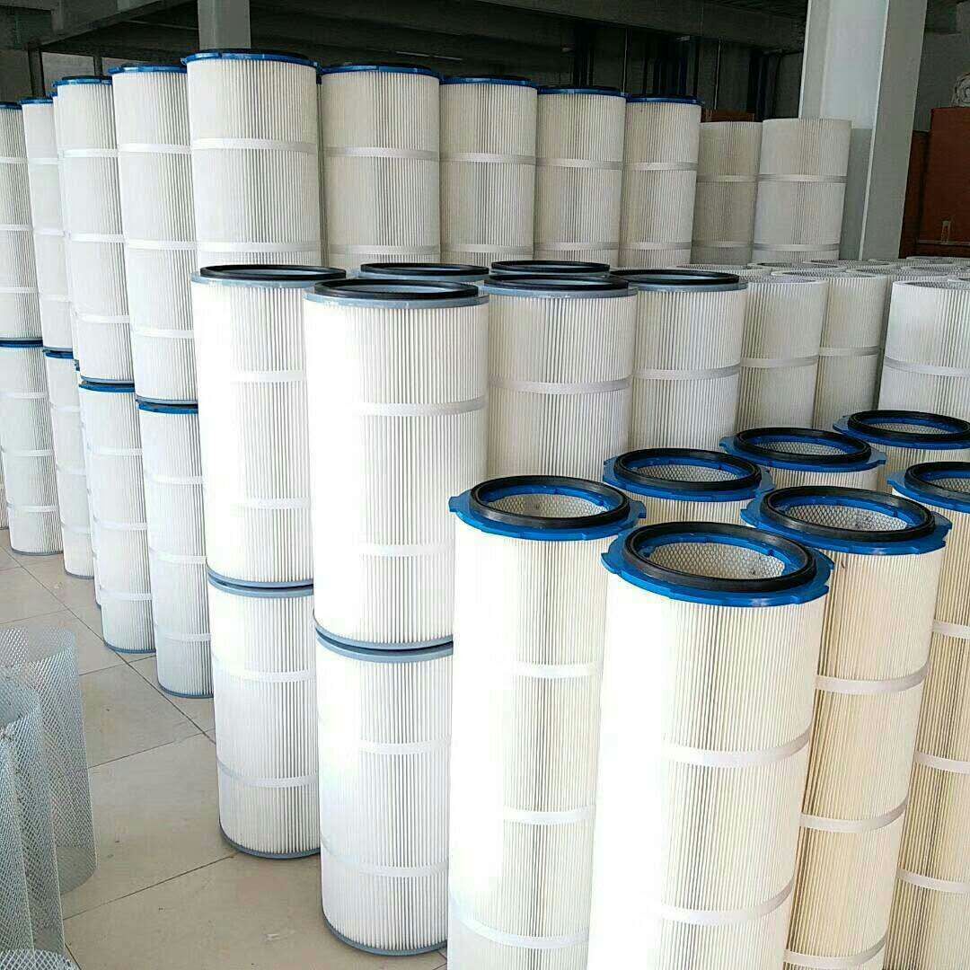 海泽抛丸流水线用粉末滤芯320-235-670单通除尘滤筒透气性好