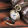Retro glossy classic quartz small pocket watch, European style