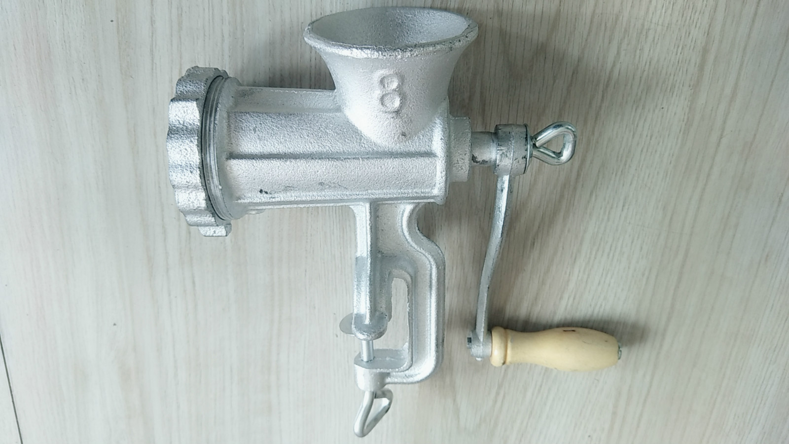 出口外贸8#手摇铸铁喷漆绞肉机 灌肠绞肉机