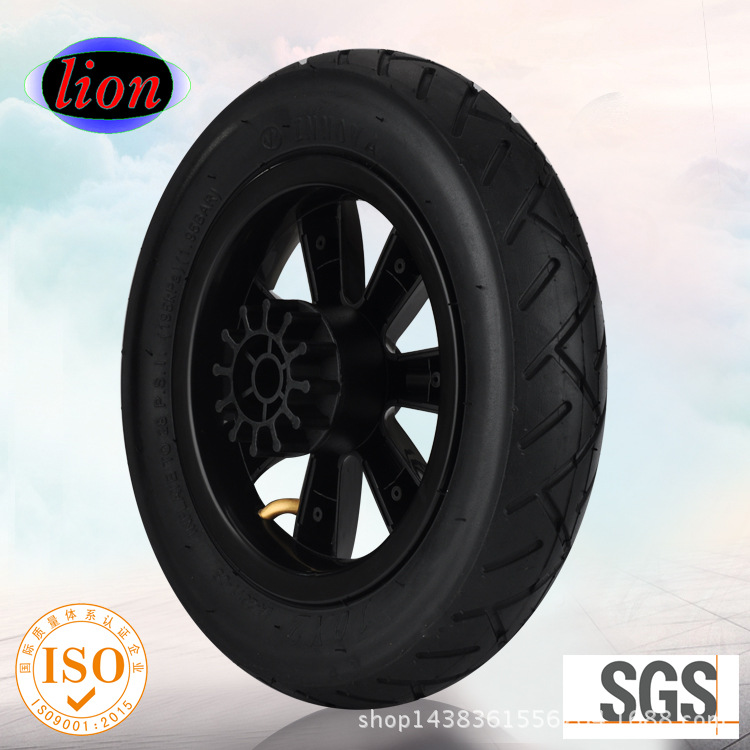 出口童车配件10寸婴儿车轮 高尔夫车轮 除雪推车轮 婴儿童车轮