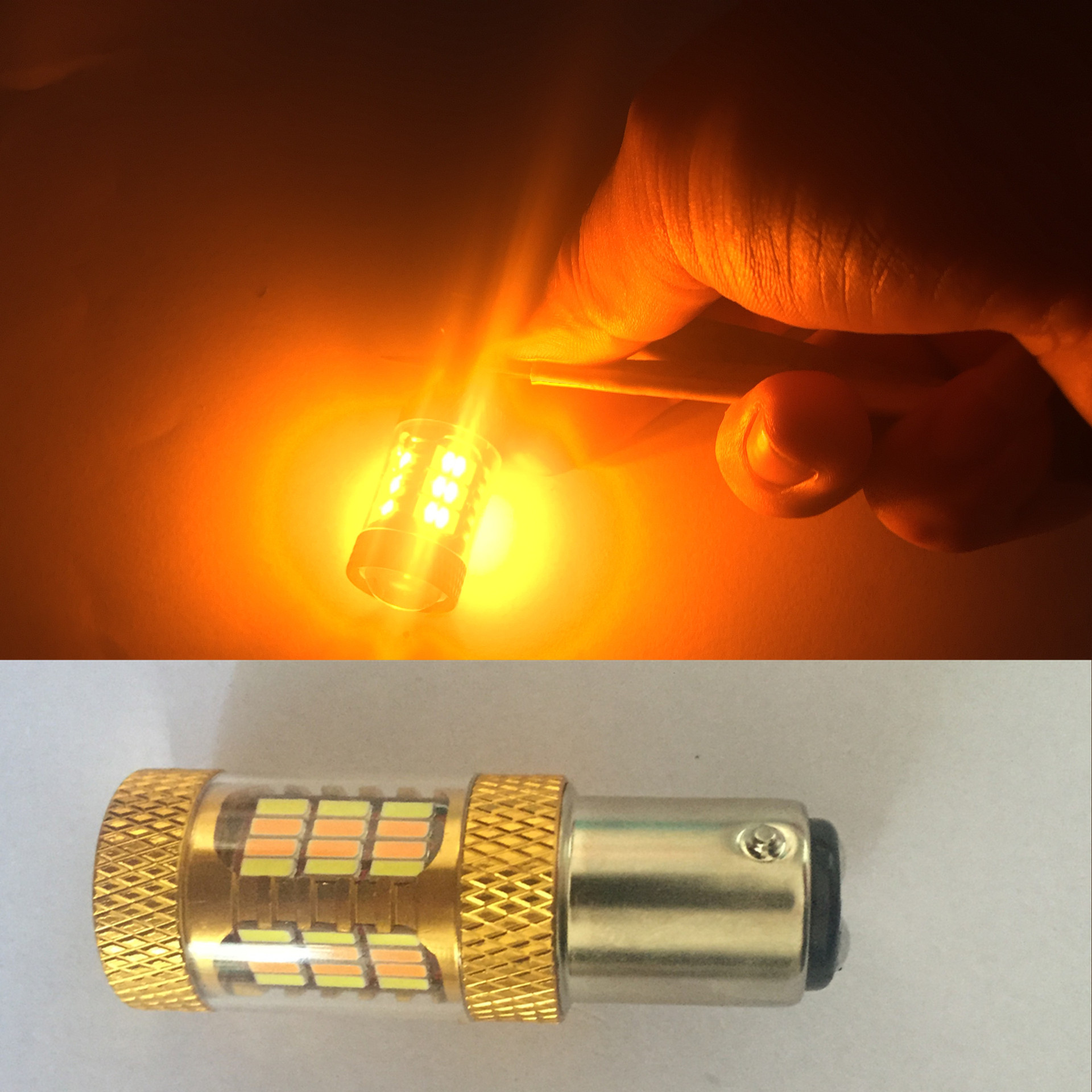 LED汽车灯1157-54SMD-4014双色刹车灯 - 厂家直销LED汽车灯1157-54SMD-4014，用于双色刹车灯的LED汽车改装