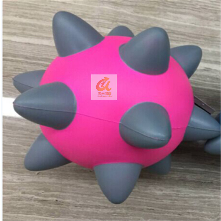 厂家设计生产 发泡PU球 儿童玩具PU橄榄球 可印刷LOGO批发制作