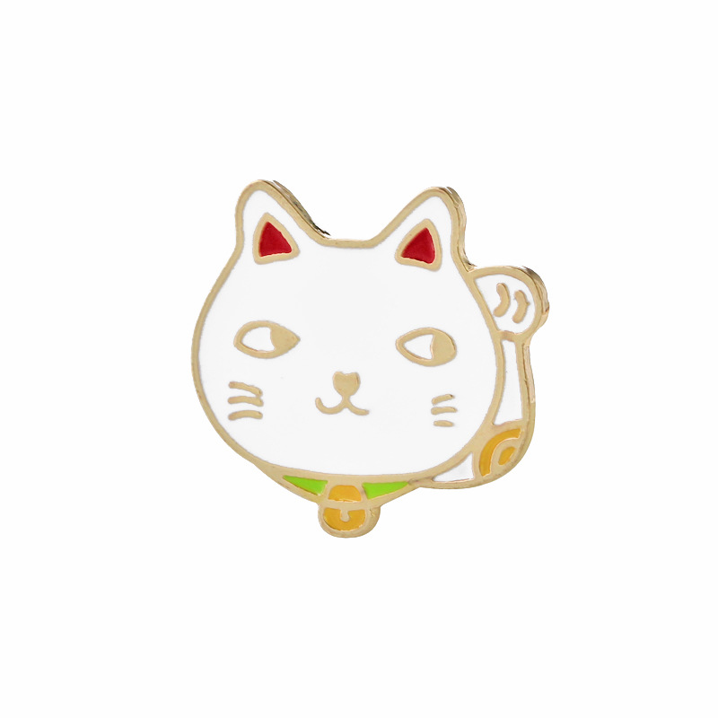 Fashion Cartoon Cute Lucky Cat Alloy Brooch display picture 11