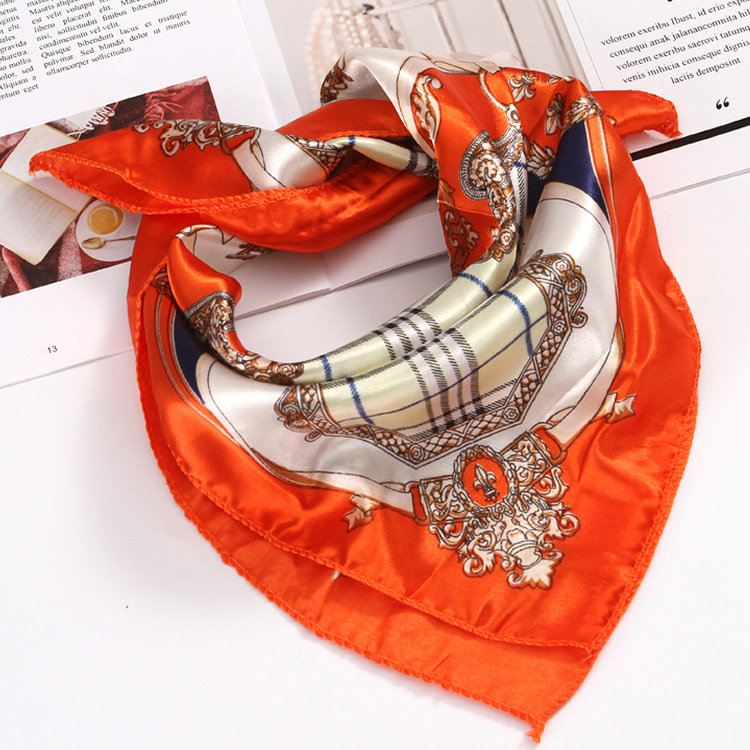 Professional Women's Square Scarf For Business & Flight Uniform_voghion.com