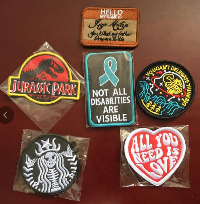 绣花定 制订 做电脑绣花标刺绣标国公司LOGO绣标宝宝个性旗布贴