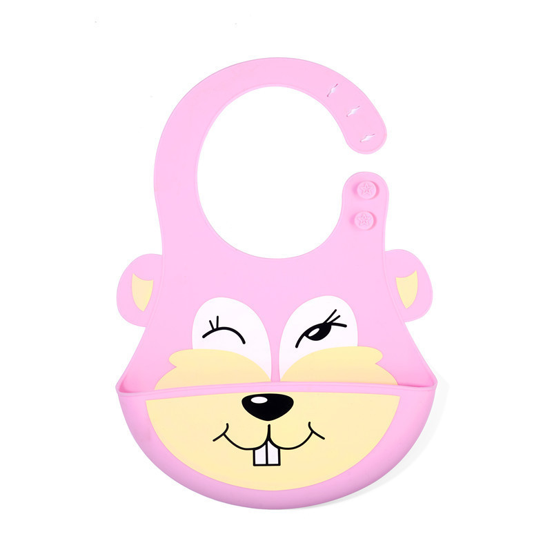 婴儿围兜儿童食饭兜卡通新款防水母婴用品宝宝口水兜吃饭硅胶围嘴详情图6