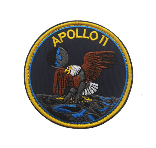 Christmas embroidered NASA Apollo program four-piece set of Velcro armbands
