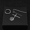 Classic earrings suitable for men and women, chain, no pierced ears