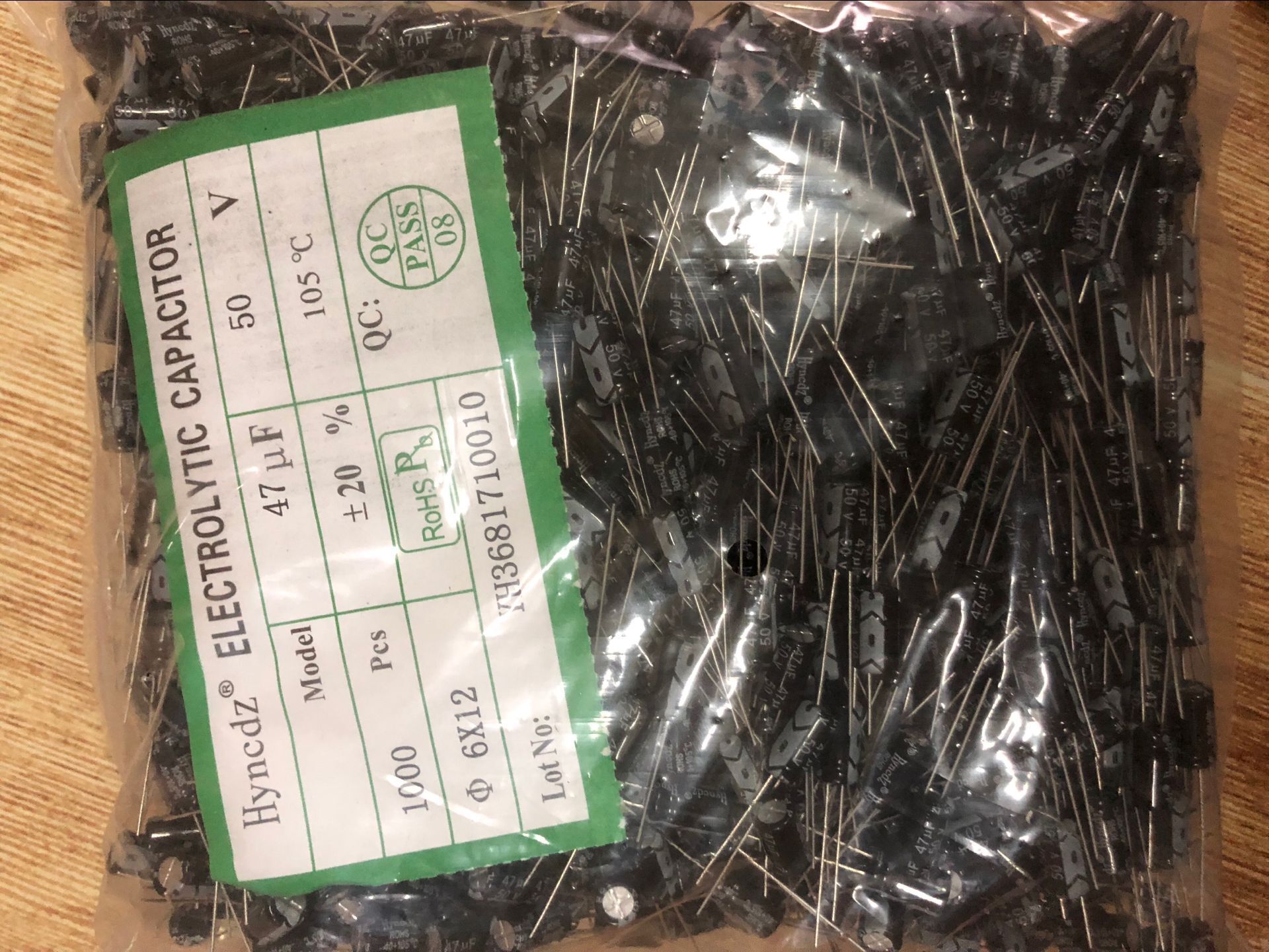 供应hyncdz铝电解电容 50V47UF