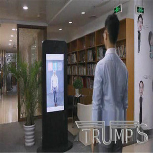 Southwest International Trade City 55-inch 3D virtual fitting mirror online order 3D dynamic interactive fitting