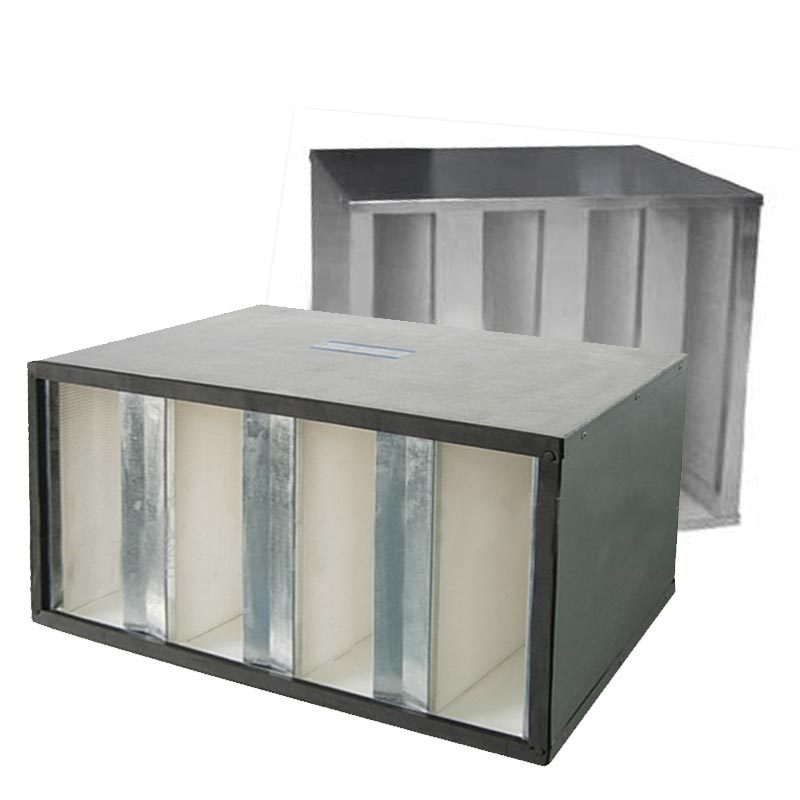 无隔板过滤器（组合式、大风量、多V型）