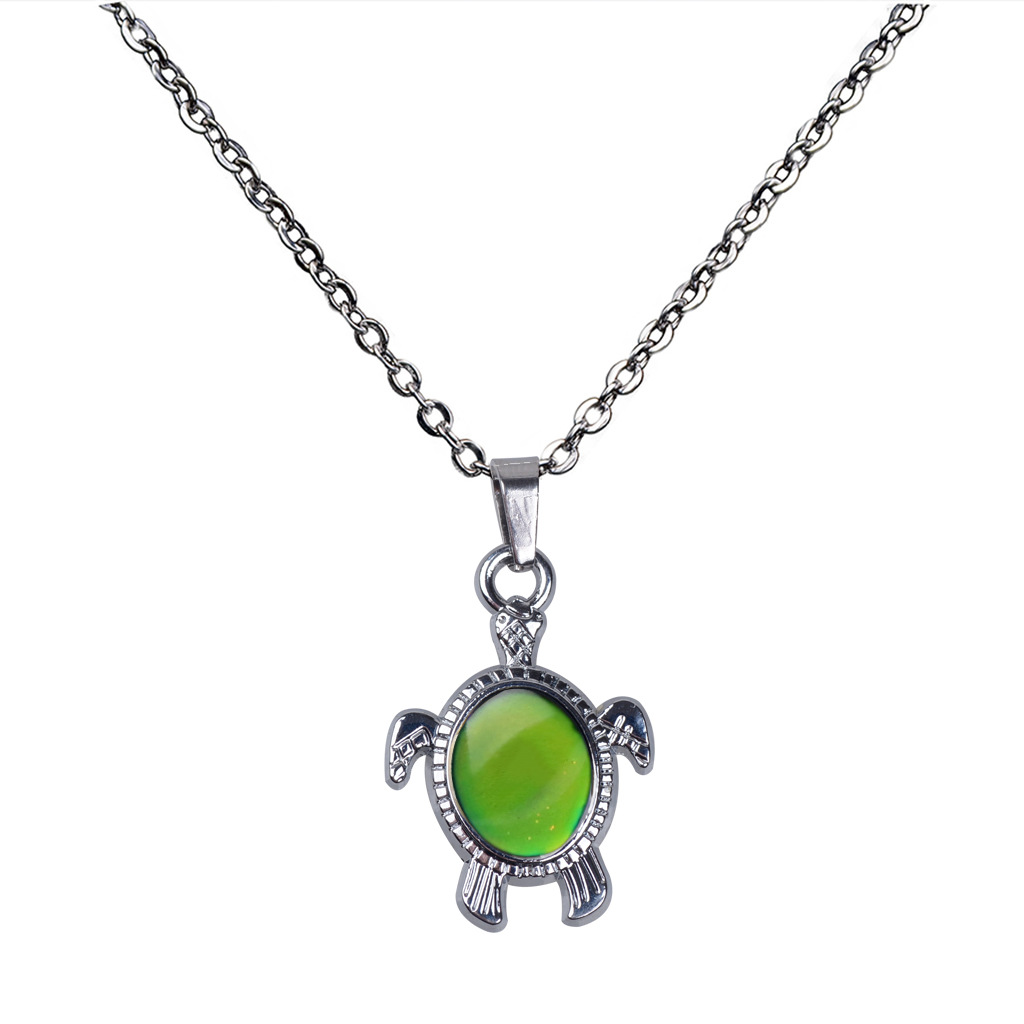 Small Turtle Stainless Steel Necklace display picture 4