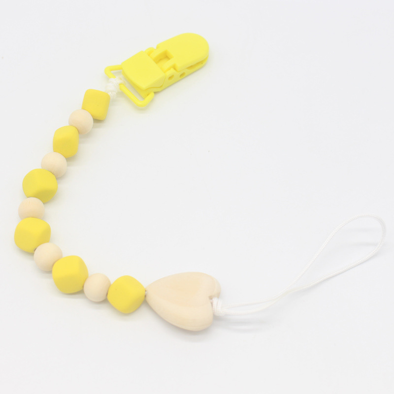 Europeo y americano nuevo bebé chupete cadena mordedor anti-gota chupete clip niños molar anti-perdido cadena Amazon