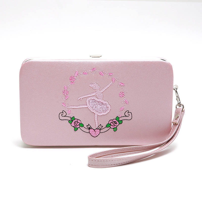 Fashion Long Multifunctional Embroidered Portable Wallet Wholesale display picture 12