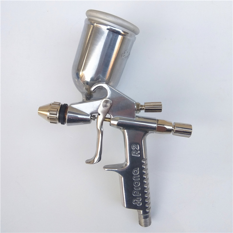 台湾宝丽 R2-R小型喷枪圆嘴修补型汽车喷枪 圆型小面积 喷漆枪