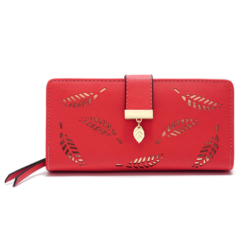 Cartera Coreana Con Estampado De Hojas Huecas display picture 12