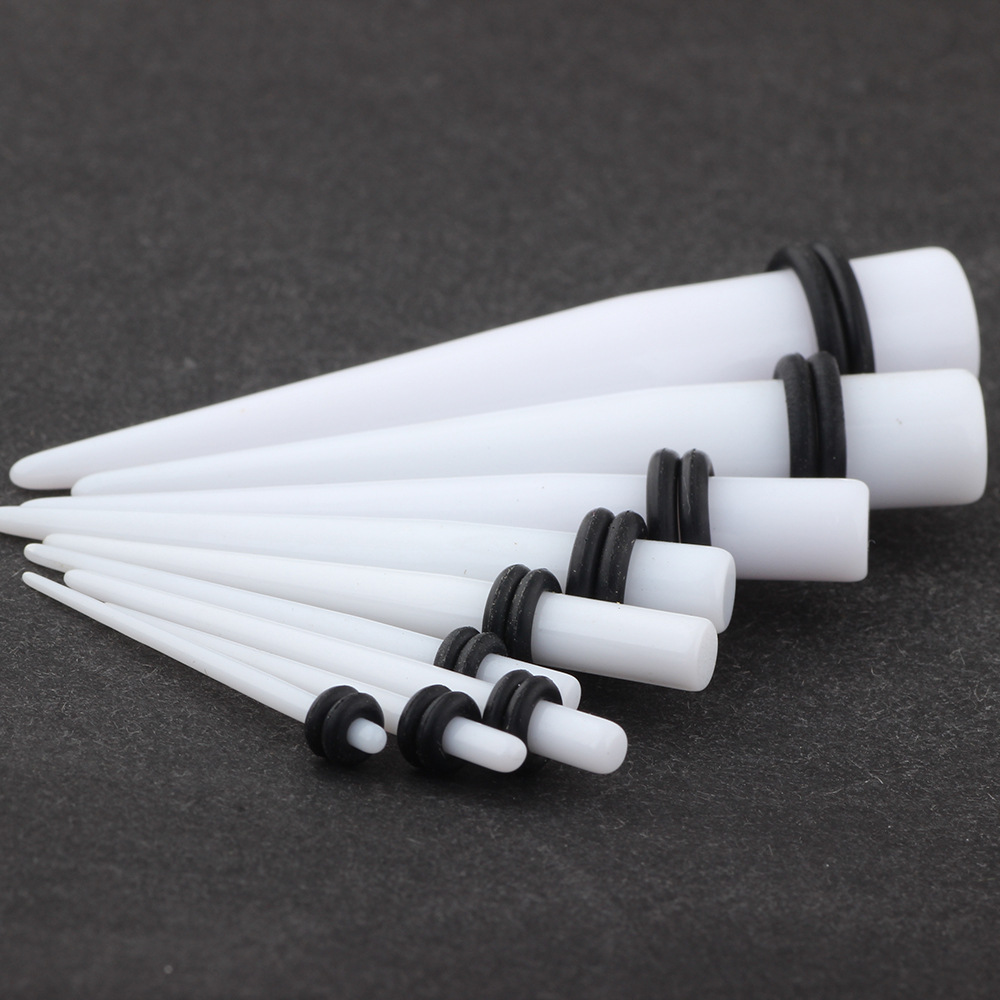 Acrylic Ear Stretcher Set 18 Pcs/36 Pcs Ear Gauges 1.6-10mm Piercing Jewelry detail image 10