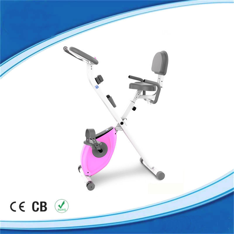 高级家用室内折叠阻力调节热卖磁控运动健身车折叠脚踏车x-bike|ms