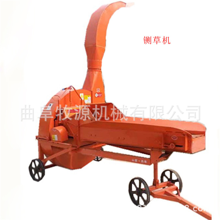 自动进料秸秆饲料粉碎切草机价格   干湿两用秸秆粉碎切草机厂家
