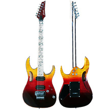 吉他樂器 雙搖電吉他 虎紋貼面 生命之樹指板 大廠精工質量保證